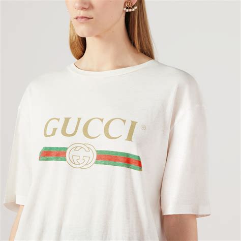 gucci logo shirt|gucci t shirt white logo.